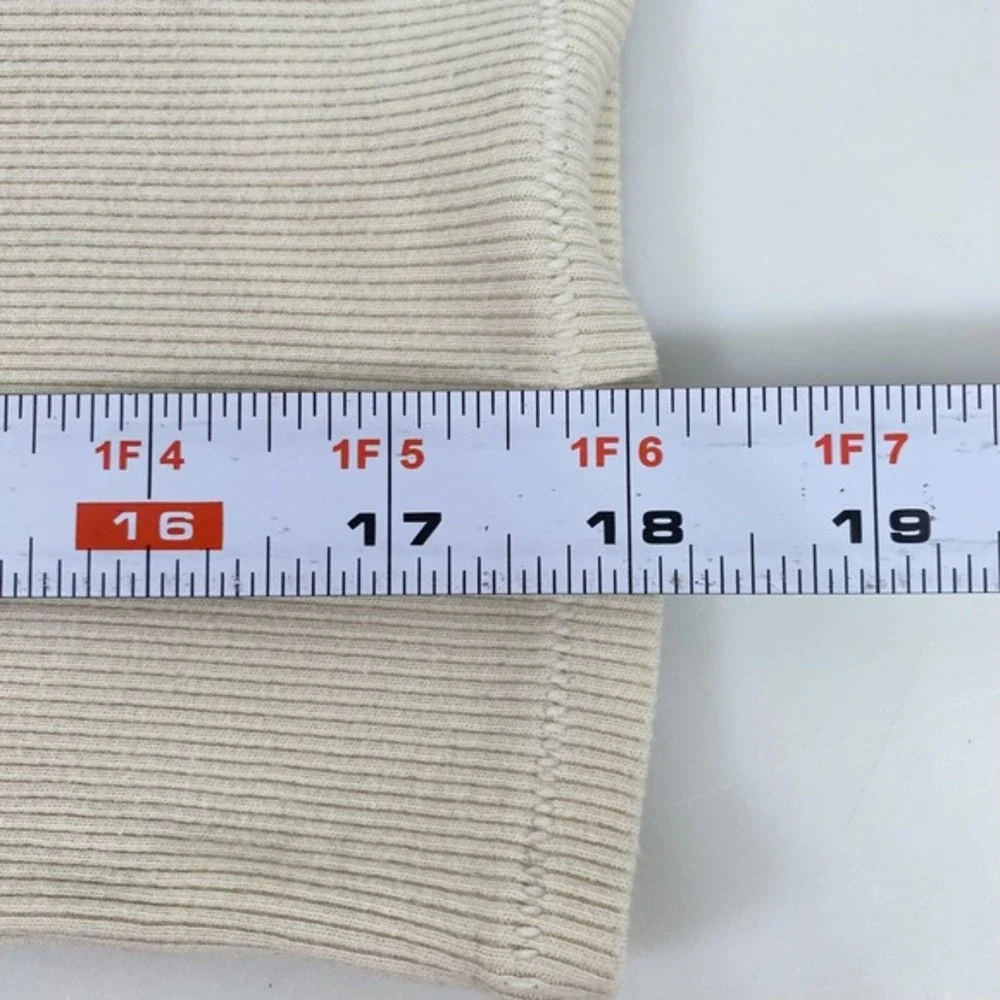 Skims Ribbed Tank Top Womens Small Scoop Neck Sleeveless Stretch Basic Fitted Sh - Picture 5 of 7